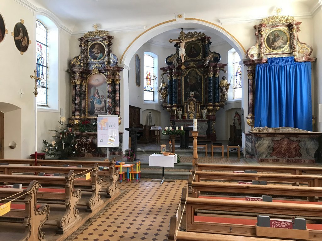 Pfarrkirche Möggers, Innenraum
