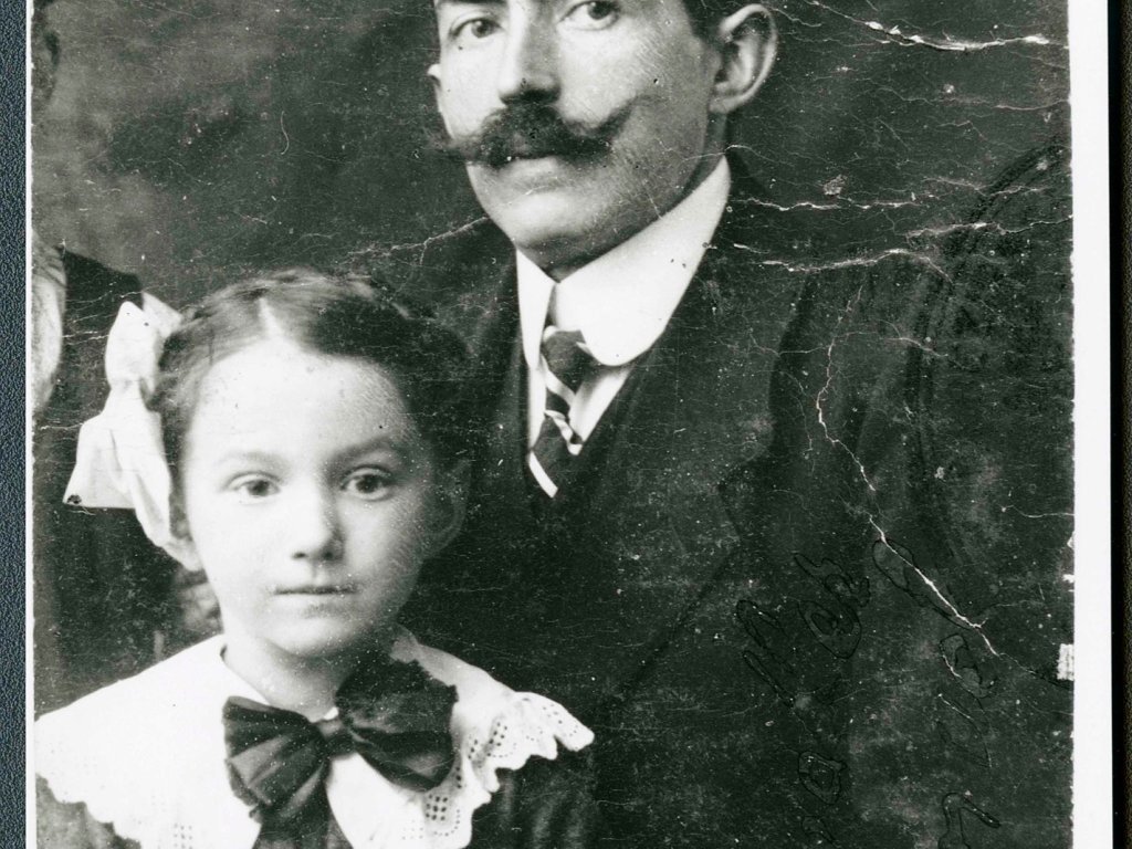 Samuel Spindler mit seiner Tochter Emilie