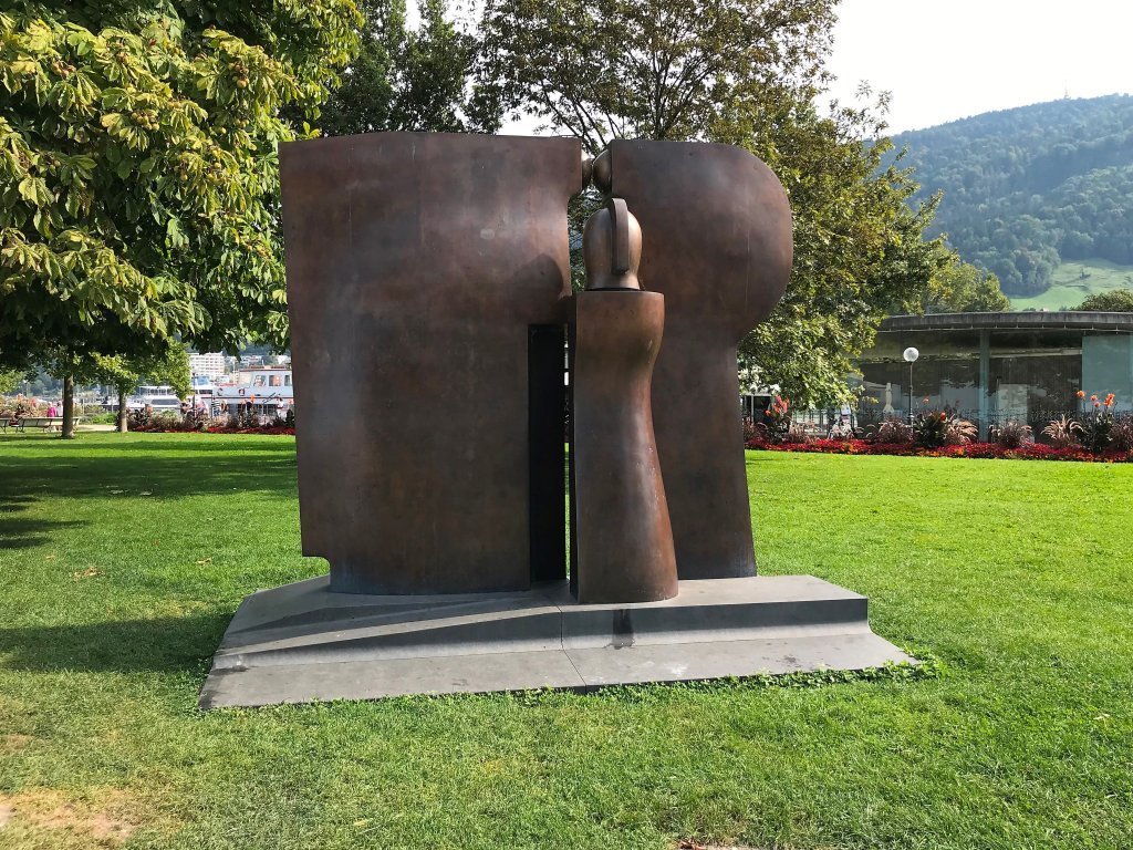 Hommage an Brigantium, Skulptur von Herber Albrecht